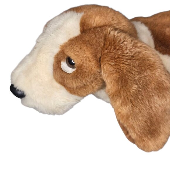 VTG 1998 TY Beanie Buddies Bassett Hound Dog Stuffed Animal Plush 12 in - Picture 1 of 9